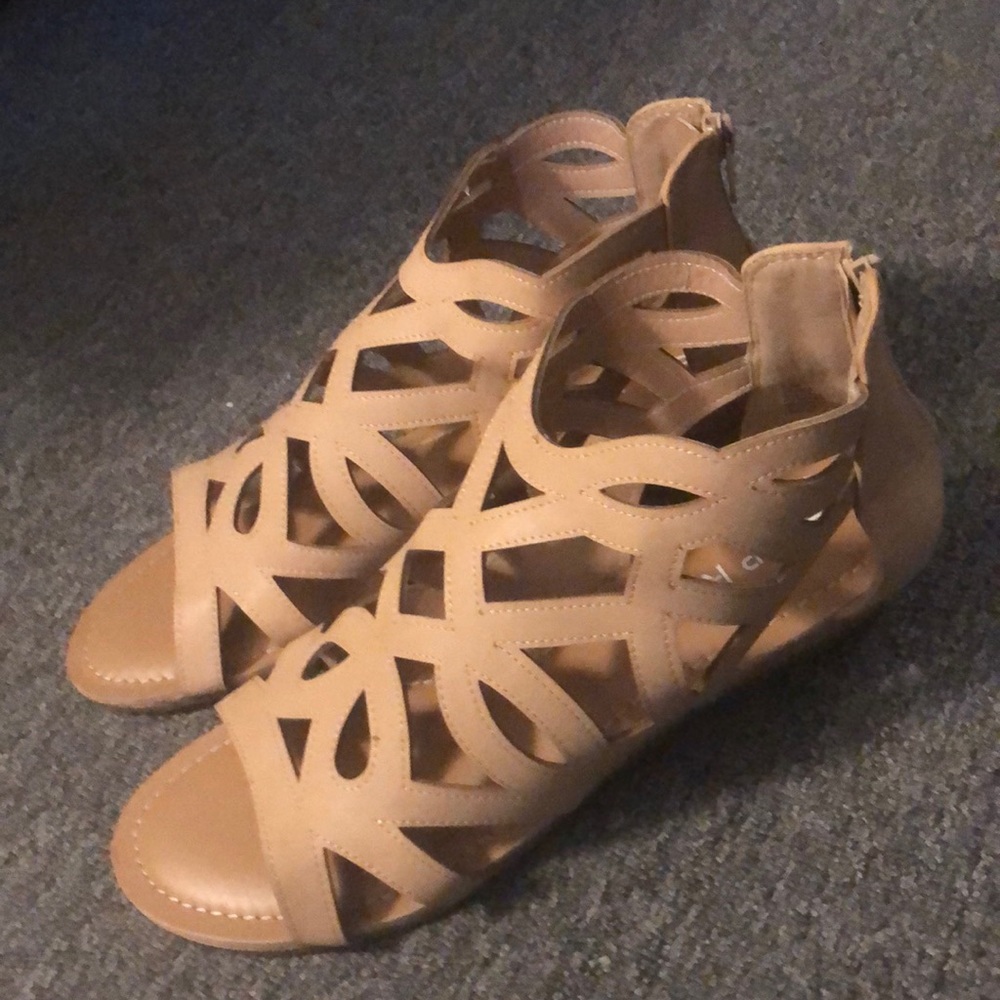 Tan sandals